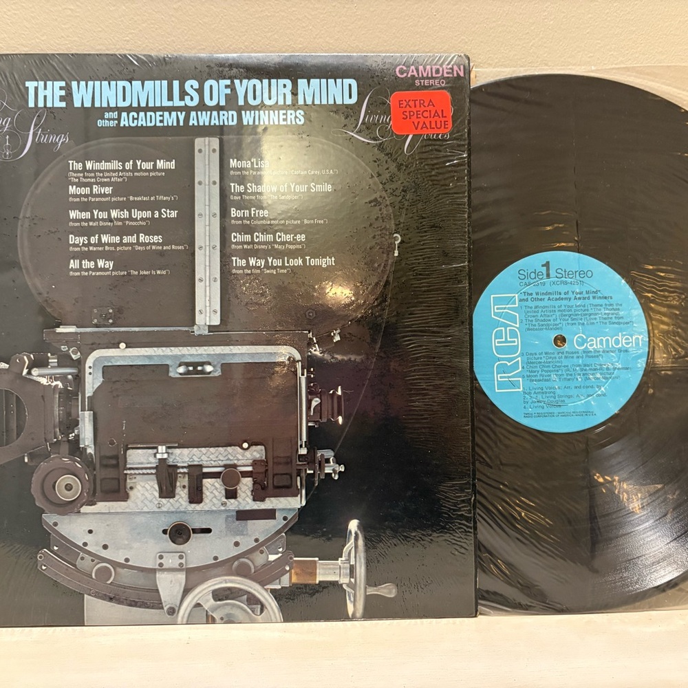 RCA Camden Vinyl Record- Windmills of Your Mind